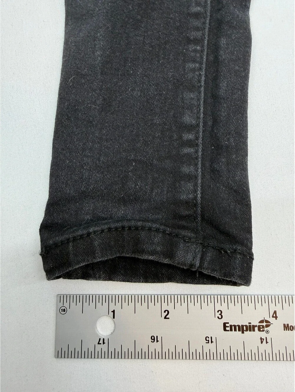 DKNY Kid's Jeans Distressed Denim Skinny Slim Stretch Size 4 Black